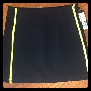 LF Margery Neon Double Zip Skirt